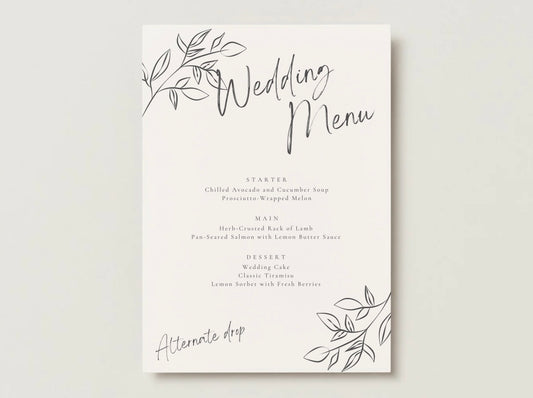 Wedding Invitation Package - Rose + Jack | Editable Wedding Templates | Engagement, Save the Date, RSVP, Menu, Timeline