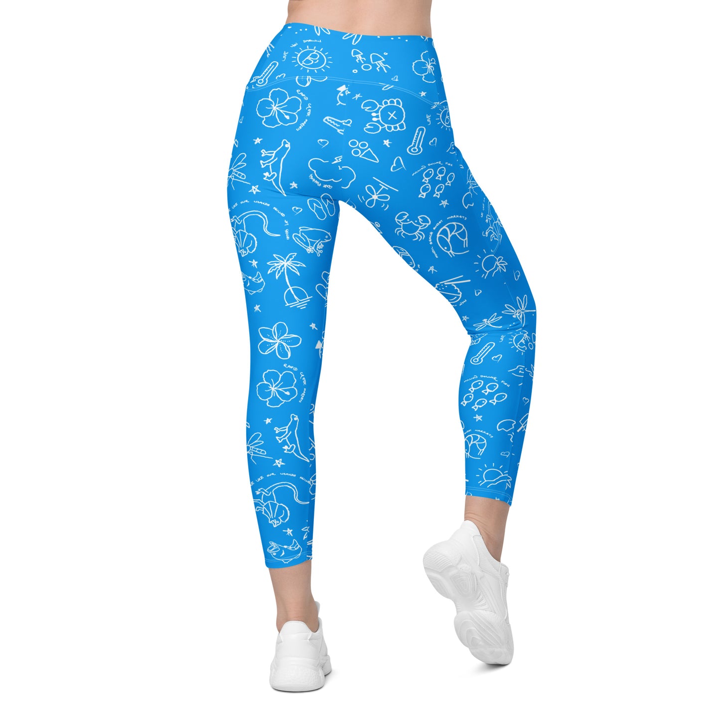 D-Town Leggings with Pockets - Blue image 2