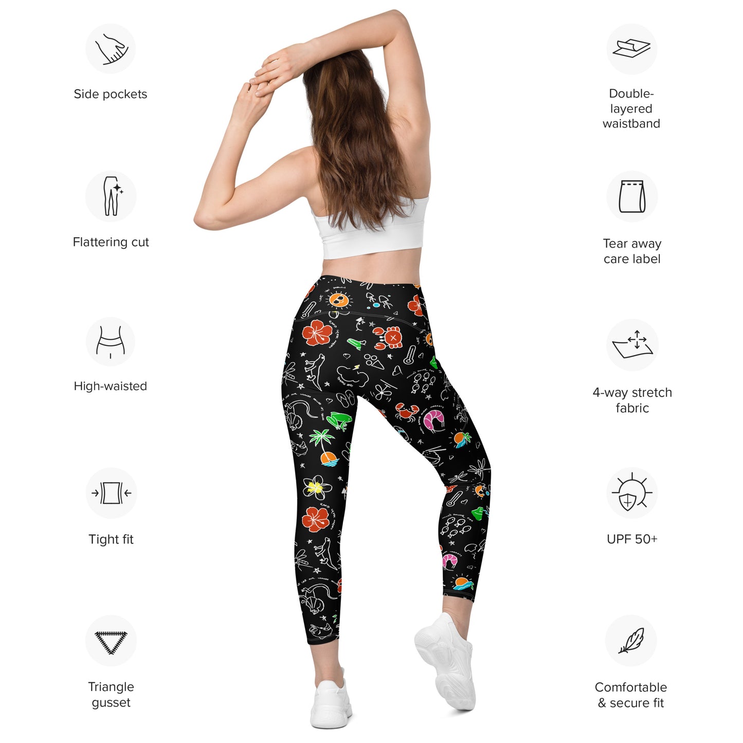 D-Town Leggings with Pockets - Black image 0