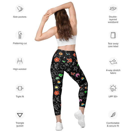 D-Town Leggings with Pockets - Black image 0