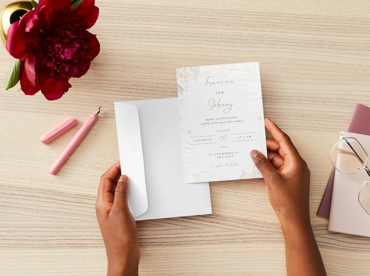 Wedding Invitation Package - Frances + Johnny | Editable Wedding Templates | Engagement, Save the Date, RSVP, Menu, Timeline