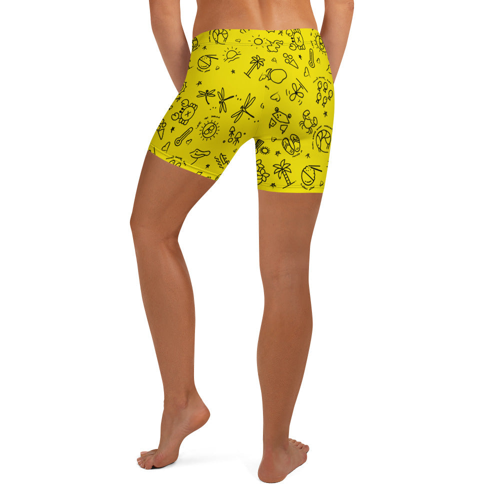 D-Town Shorts - Yellow image 1