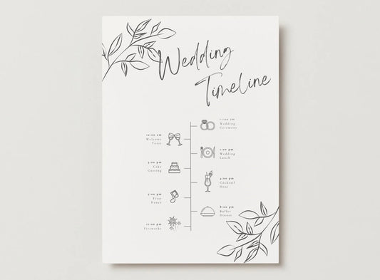 Wedding Invitation Package - Rose + Jack | Editable Wedding Templates | Engagement, Save the Date, RSVP, Menu, Timeline