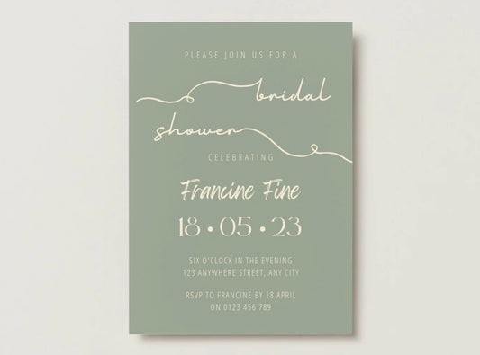 Wedding Invitation Package - Francine + Maxwell | Editable Wedding Templates | Engagement, Save the Date, RSVP, Menu, Timeline