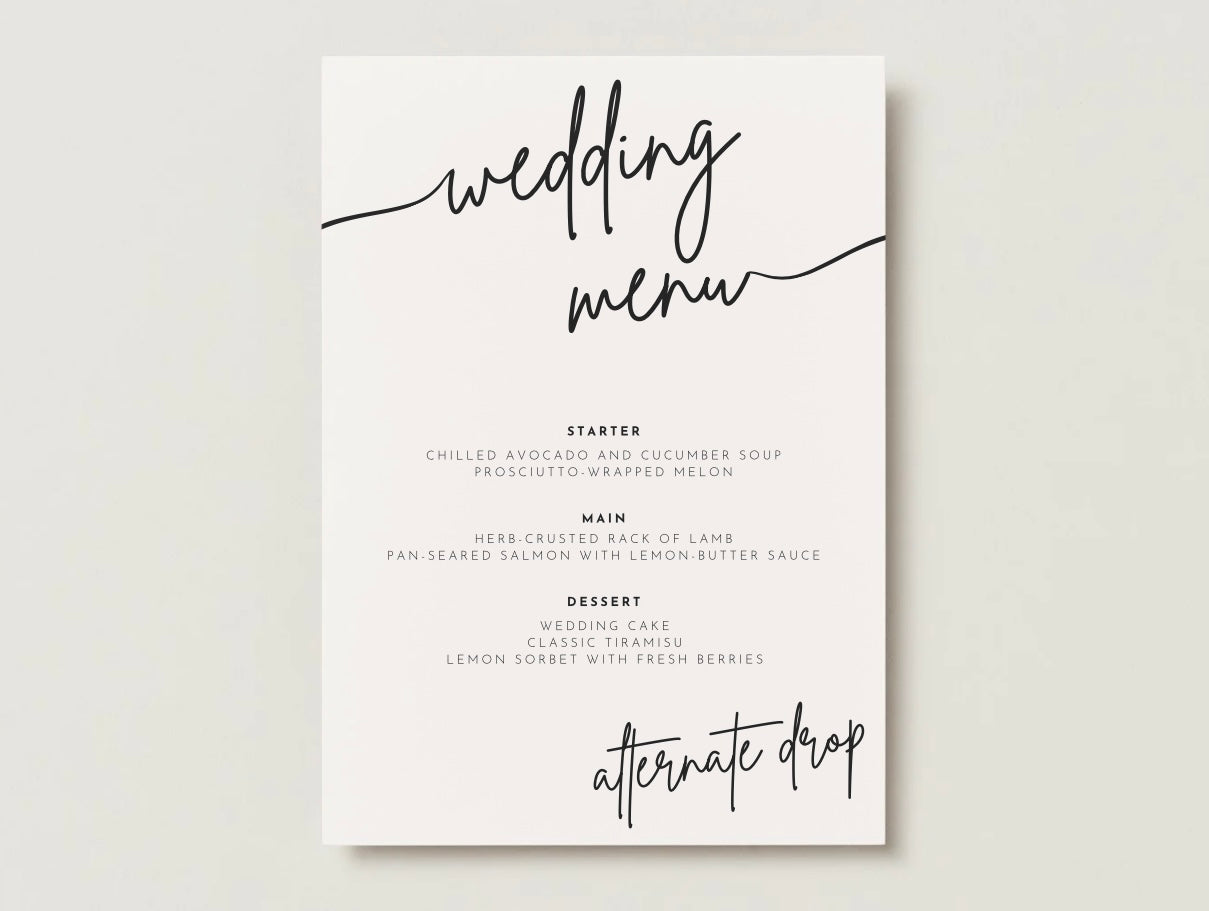 Wedding Invitation Package - Leia + Han | Editable Wedding Templates | Engagement, Save the Date, RSVP, Menu, Timeline